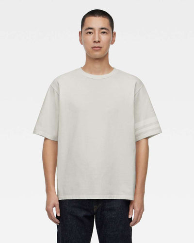 MOMOTARO JEANS MXTS1035 Heavyweight 8.5oz Tee - White | MOMOTARO JEANS T Shirts | JEANSTORE