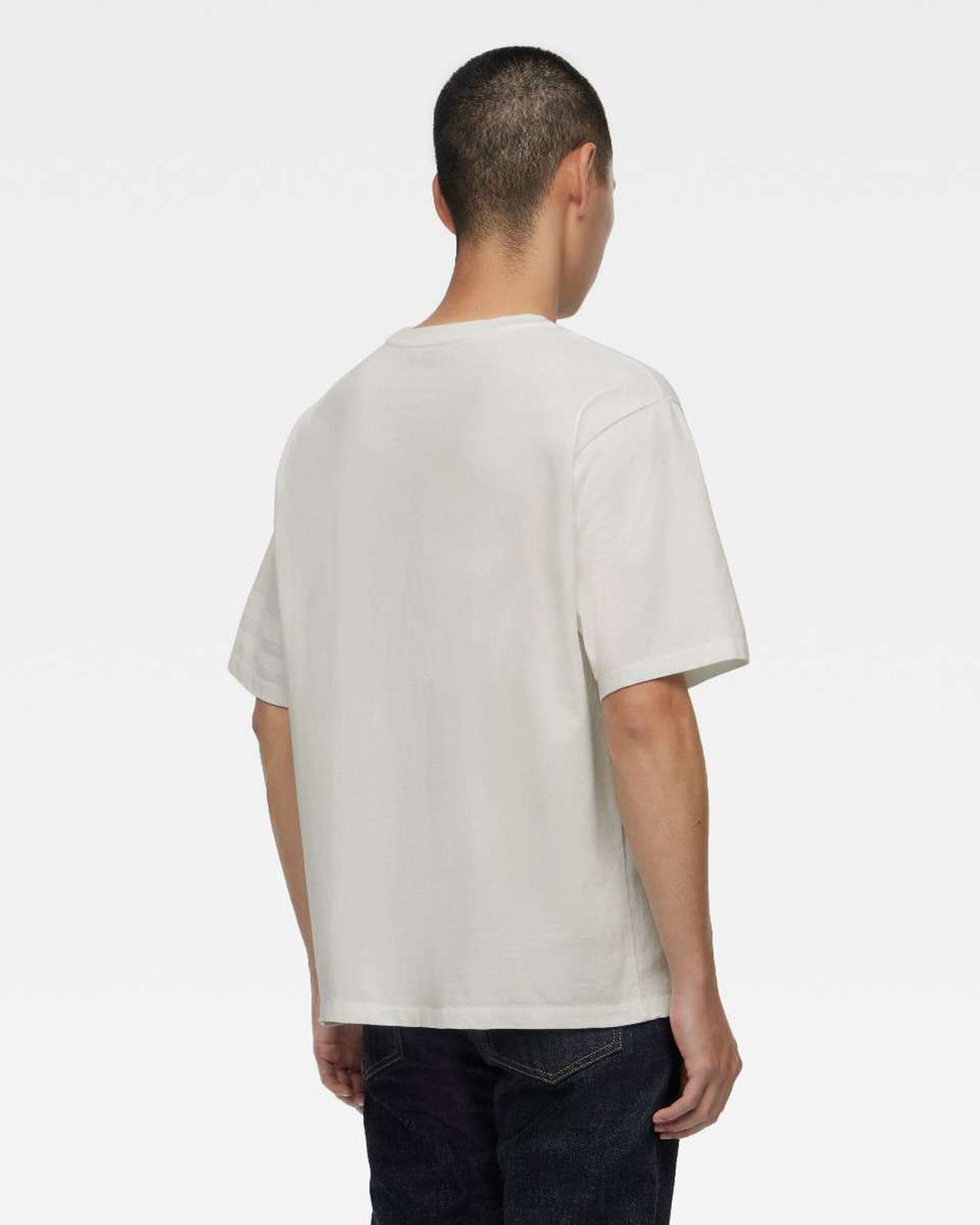 MOMOTARO JEANS MXTS1035 Heavyweight 8.5oz Tee - White | MOMOTARO JEANS T Shirts | JEANSTORE
