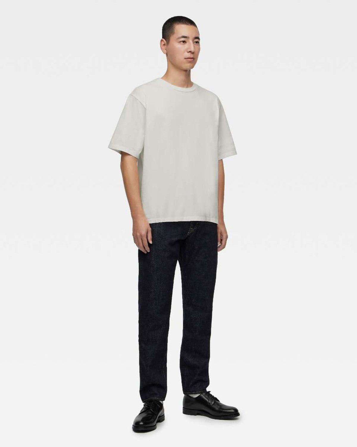 MOMOTARO JEANS MXTS1035 Heavyweight 8.5oz Tee - White | MOMOTARO JEANS T Shirts | JEANSTORE