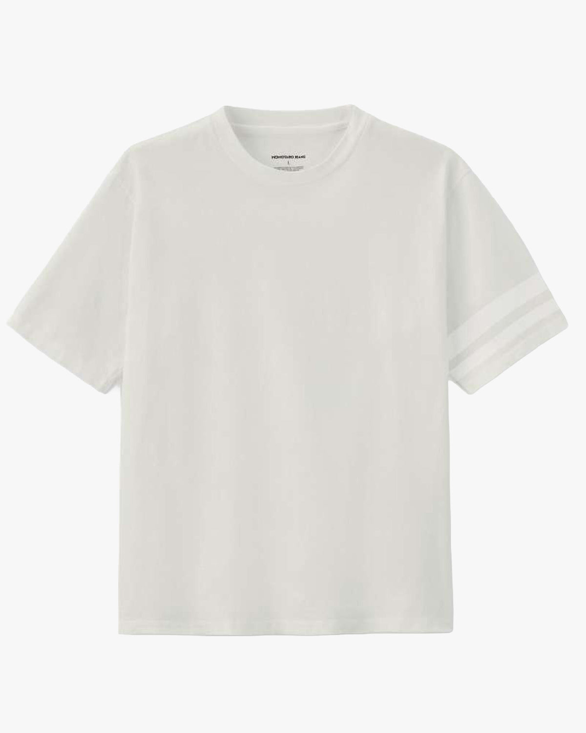MOMOTARO JEANS MXTS1035 Heavyweight 8.5oz Tee - White | MOMOTARO JEANS T Shirts | JEANSTORE