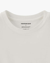 MOMOTARO JEANS MXTS1035 Heavyweight 8.5oz Tee - White | MOMOTARO JEANS T Shirts | JEANSTORE