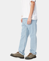 Carhartt WIP Nolan Pant Relaxed Straight Mens Jeans - Blue Bleached | Carhartt WIP Jeans | JEANSTORE