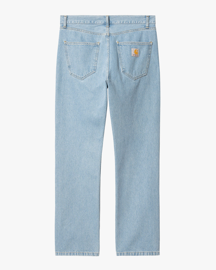 Carhartt WIP Nolan Pant Relaxed Straight Mens Jeans - Blue Bleached