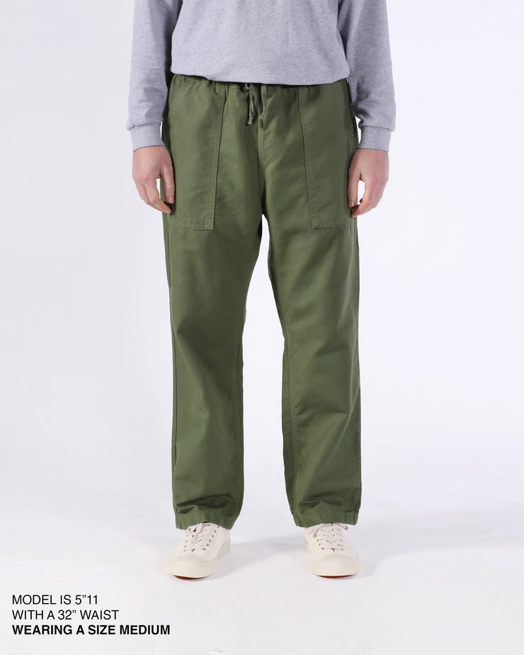 Service Works Classic Canvas Chef Pant - Olive | Service Works Chinos & Non-Denim Pants | JEANSTORE