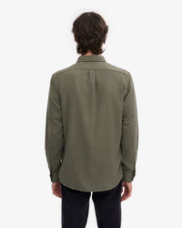 Colorful Standard Organic Flannel Shirt - Dusty Olive | Colorful Standard Shirts | JEANSTORE