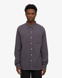 Colorful Standard Organic Flannel Shirt - Lava Grey | Colorful Standard Shirts | JEANSTORE