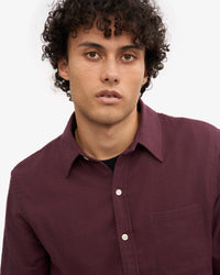 Colorful Standard Organic Flannel Shirt - Oxblood Red | Colorful Standard Shirts | JEANSTORE