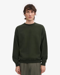 Colorful Standard Organic Oversized Crew Sweat - Hunter Green | Colorful Standard Sweaters & Knitwear | JEANSTORE