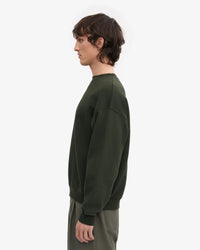 Colorful Standard Organic Oversized Crew Sweat - Hunter Green | Colorful Standard Sweaters & Knitwear | JEANSTORE