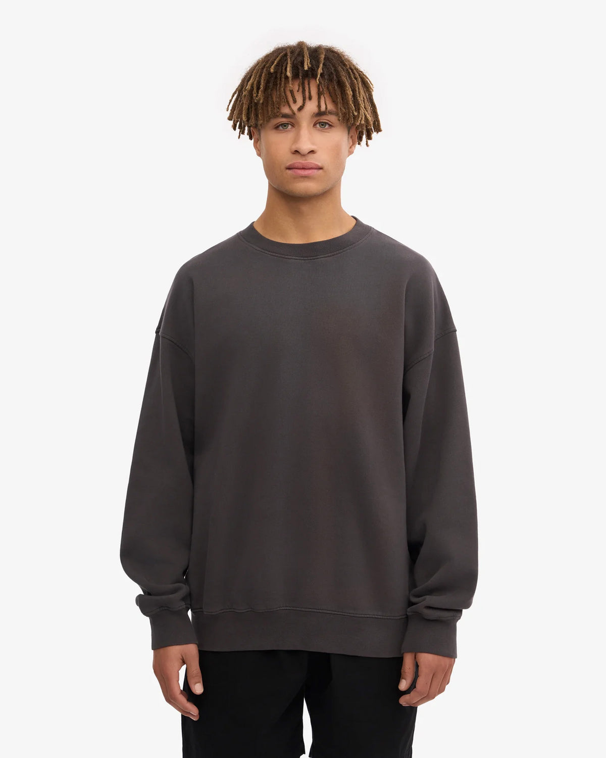 Colorful Standard Organic Oversized Crew Sweat - Lava Grey | Colorful Standard Sweaters & Knitwear | JEANSTORE