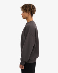 Colorful Standard Organic Oversized Crew Sweat - Lava Grey | Colorful Standard Sweaters & Knitwear | JEANSTORE