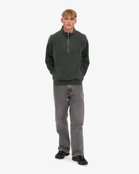 Colorful Standard Organic Quarter Zip Sweater - Midnight Forest