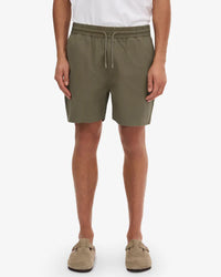 Colorful Standard Organic Twill Shorts - Dusty Olive | Colorful Standard Shorts | JEANSTORE