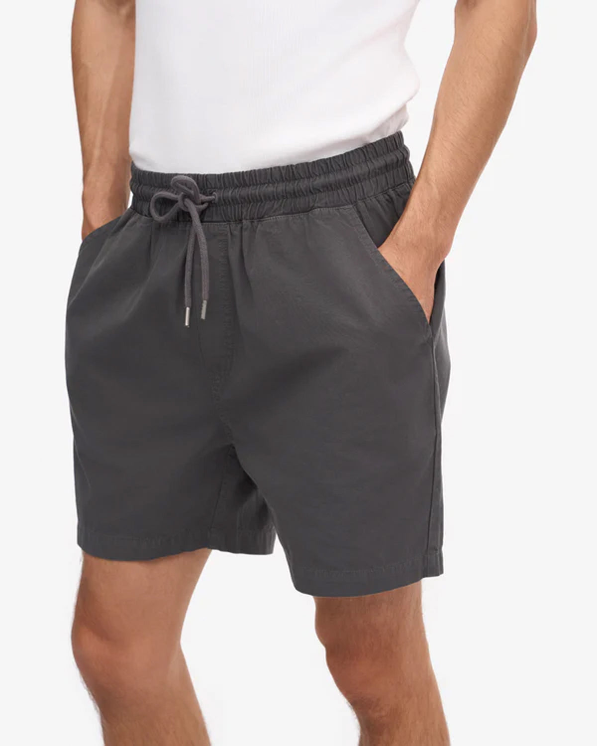 Colorful Standard Organic Twill Shorts - Lava Grey