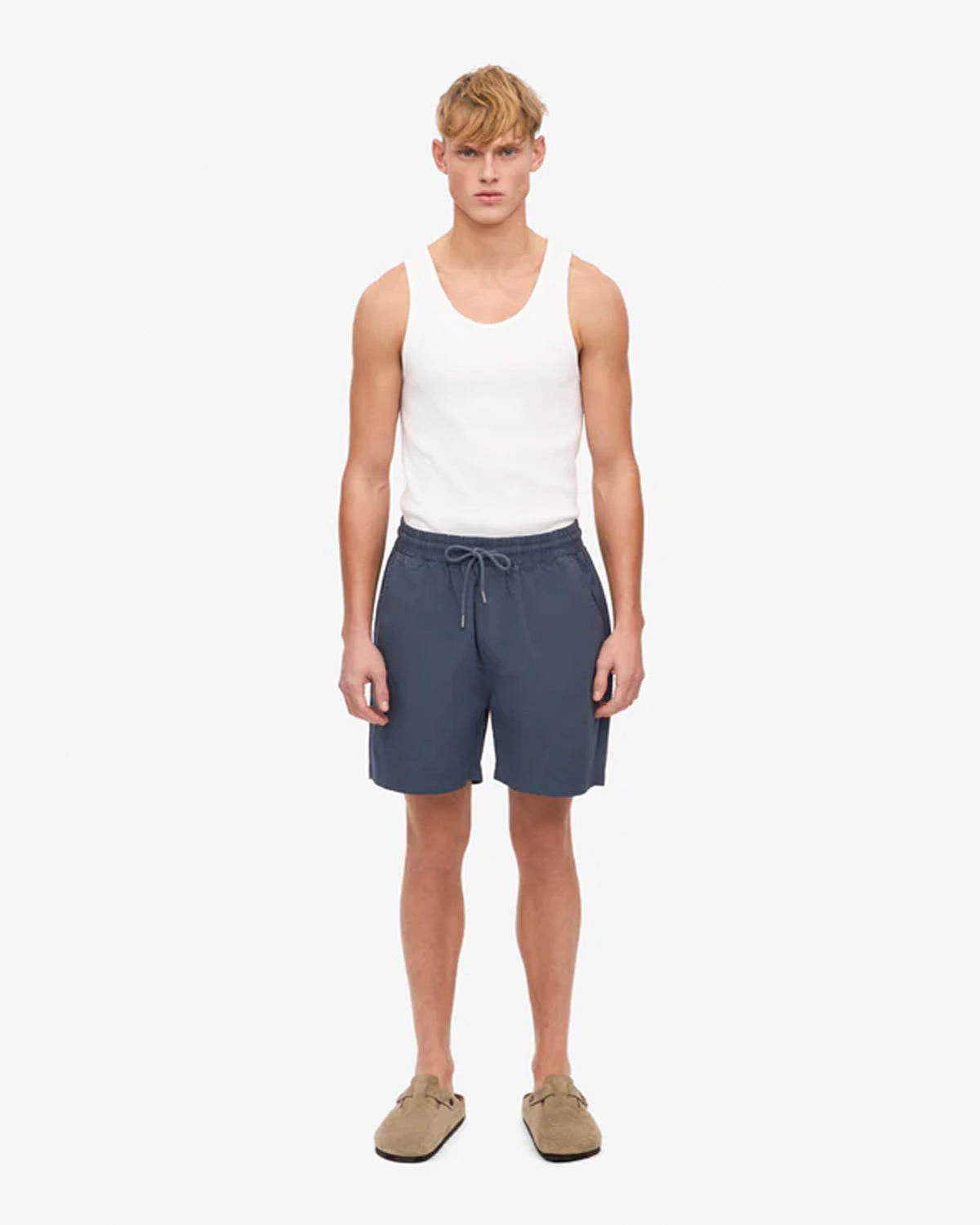 Colorful Standard Organic Twill Shorts - Petrol Blue
