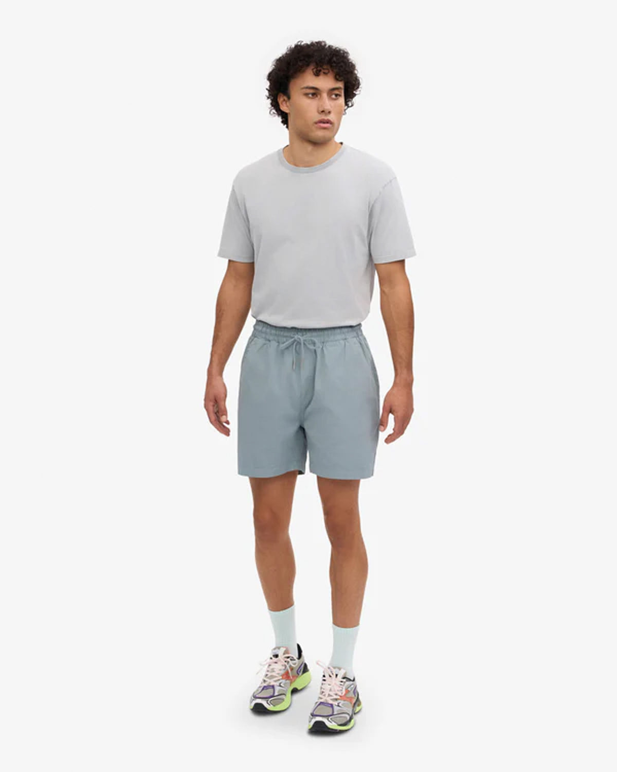 Colorful Standard Organic Twill Shorts - Steel Blue