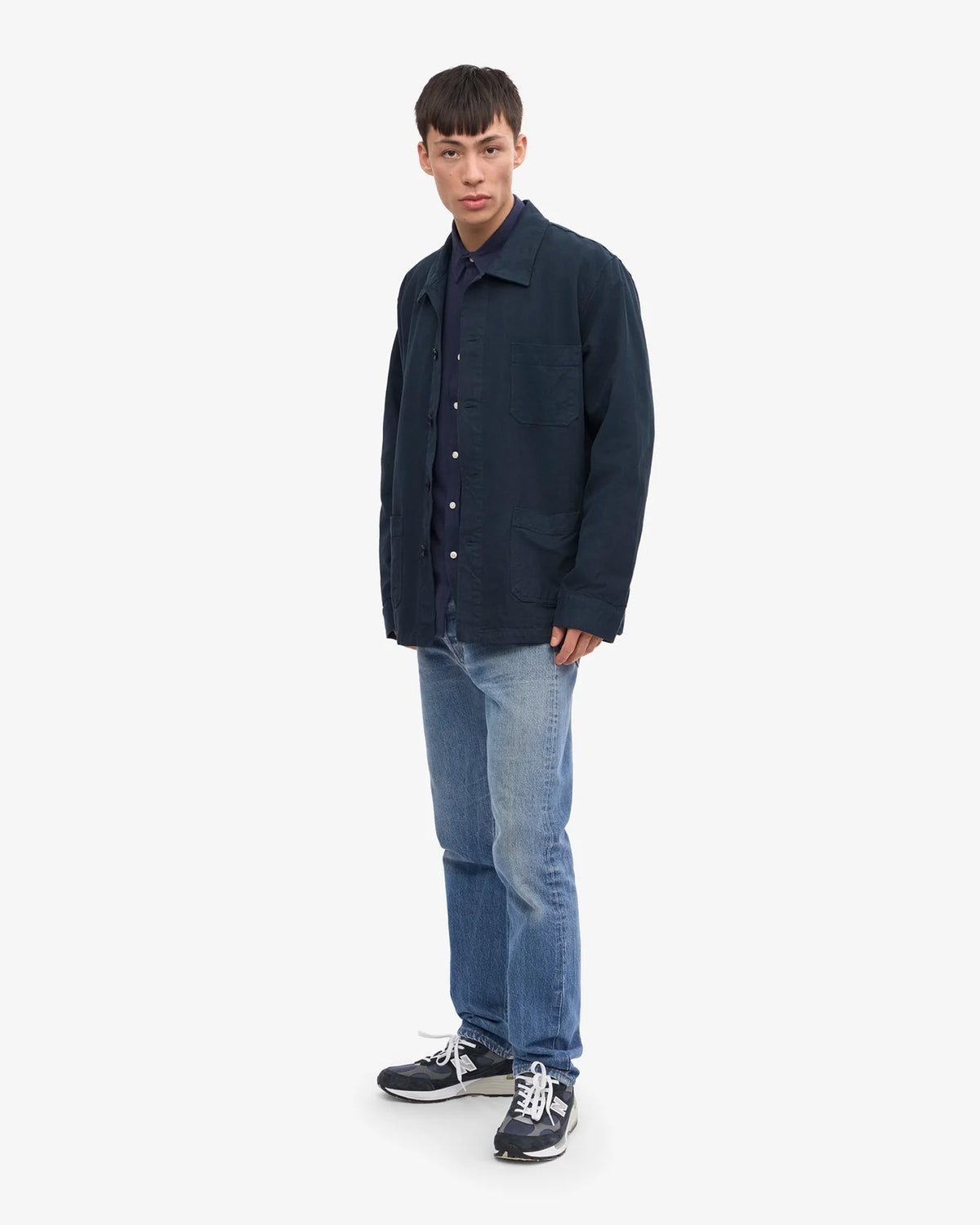 Colorful Standard Organic Workwear Jacket - Navy Blue | Colorful Standard Jackets & Coats | JEANSTORE