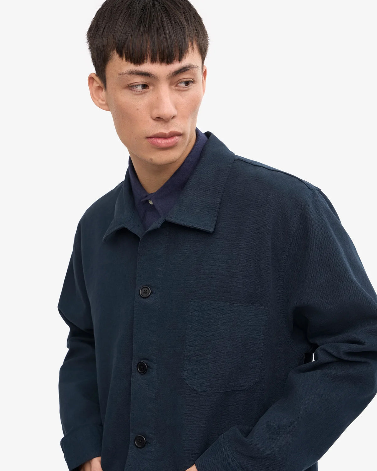 Colorful Standard Organic Workwear Jacket - Navy Blue | Colorful Standard Jackets & Coats | JEANSTORE