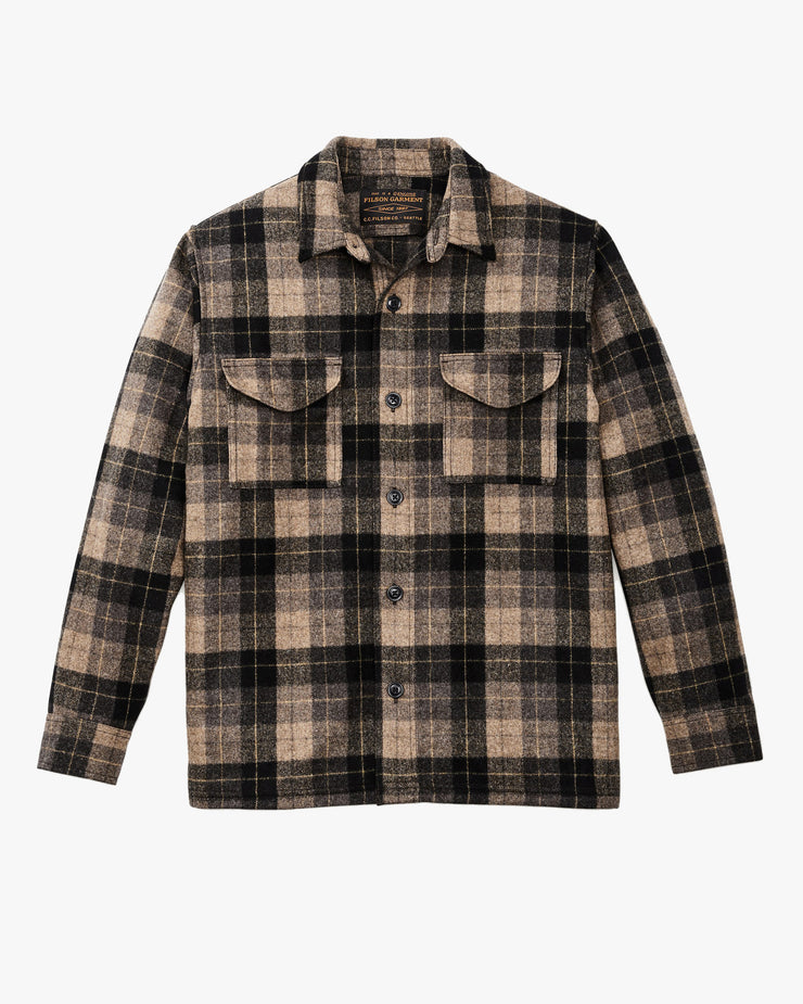 Filson Wool Jac-Shirt - Oat / Brown / Heather | Filson Jackets & Coats | JEANSTORE