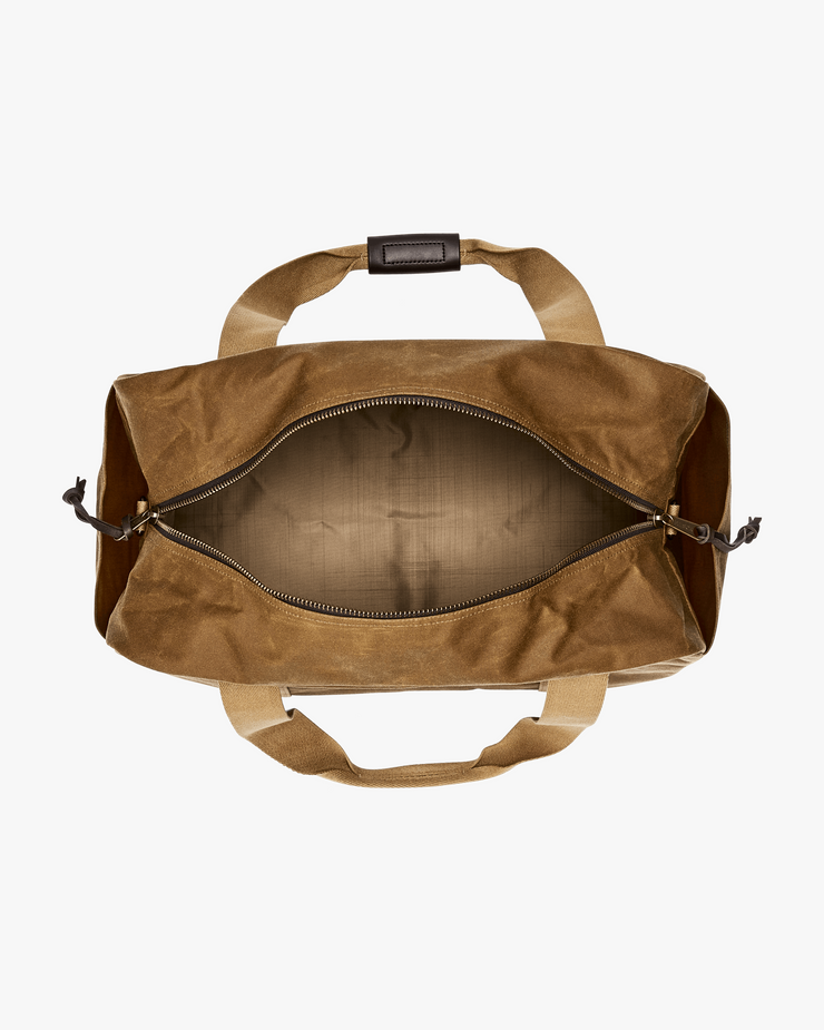 Filson Tin Cloth Medium Duffle Bag - Dark Tan