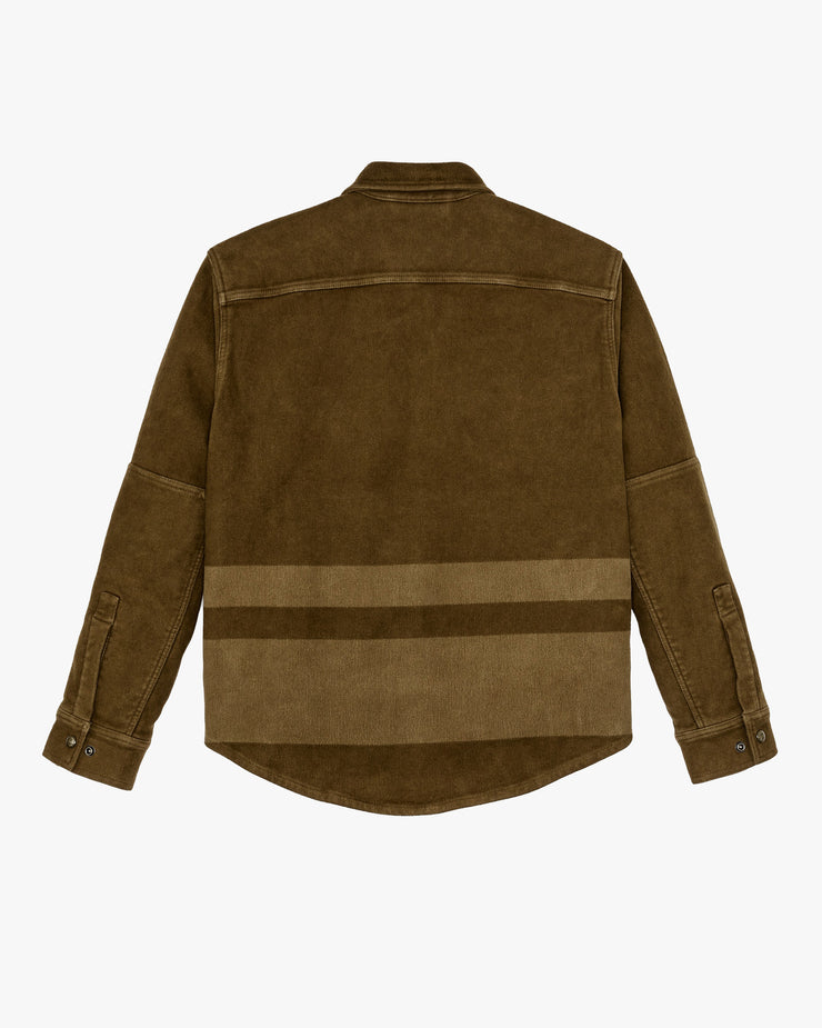 Filson Beartooth Jac-Shirt - Marsh Olive Blanket Stripe