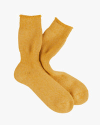 Thunders Love Outdoor Collection Recycled Wool Socks - Mustard