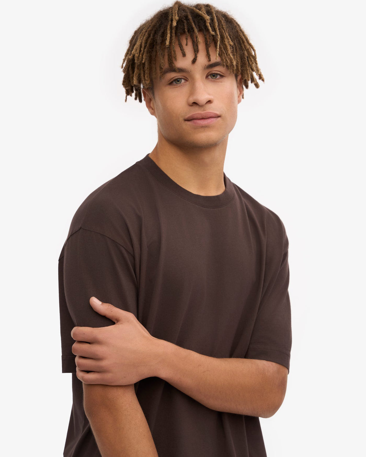 Colorful Standard Oversized Organic Tee - Coffee Brown | Colorful Standard T Shirts | JEANSTORE