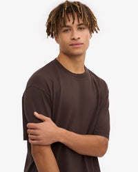 Colorful Standard Oversized Organic Tee - Coffee Brown | Colorful Standard T Shirts | JEANSTORE