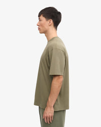 Colorful Standard Oversized Organic Tee - Dusty Olive | Colorful Standard T Shirts | JEANSTORE