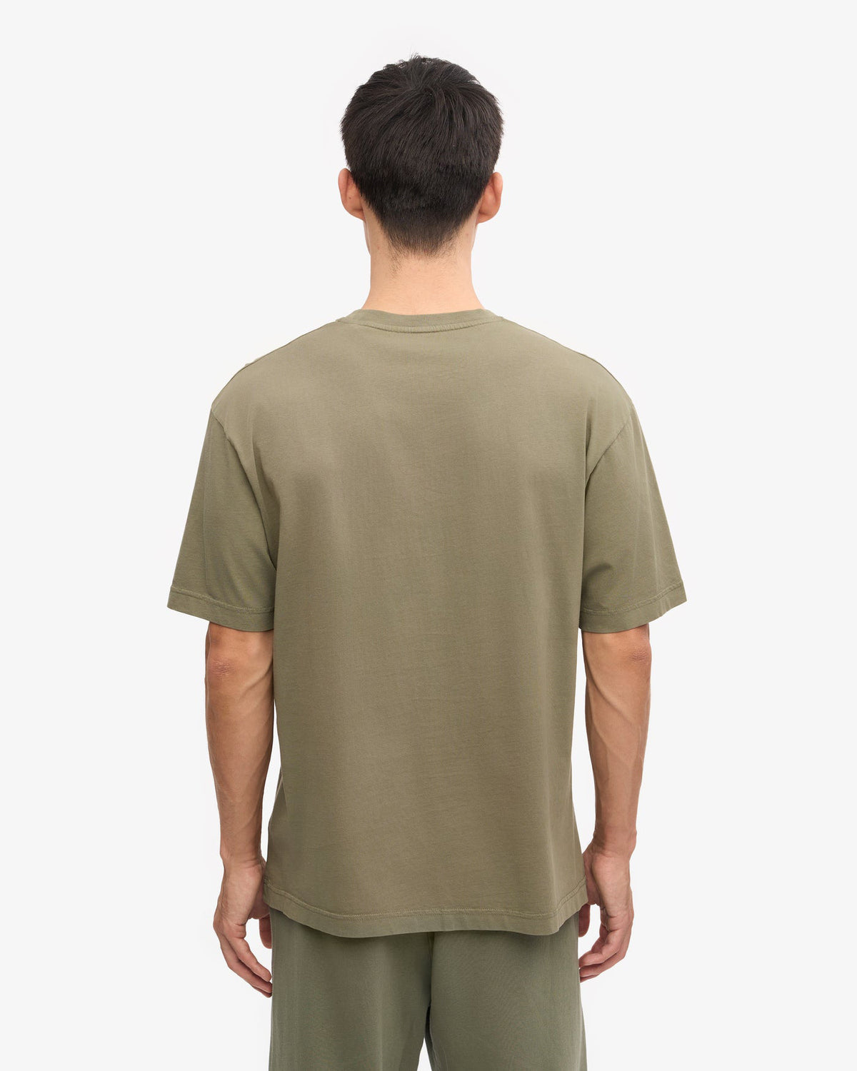 Colorful Standard Oversized Organic Tee - Dusty Olive | Colorful Standard T Shirts | JEANSTORE