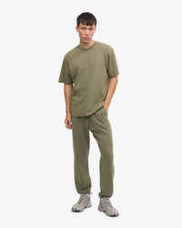 Colorful Standard Oversized Organic Tee - Dusty Olive | Colorful Standard T Shirts | JEANSTORE