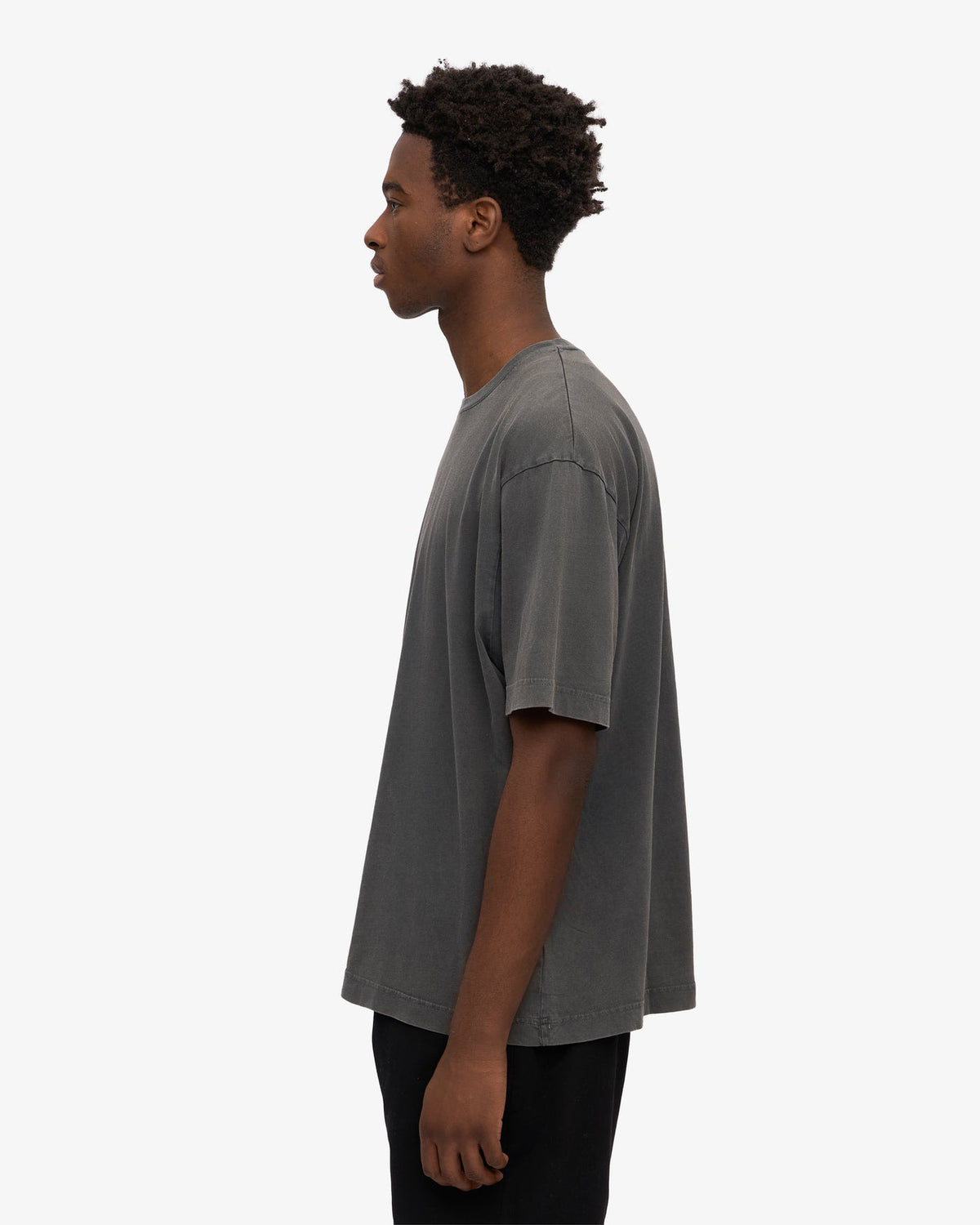 Colorful Standard Oversized Organic Tee - Faded Black | Colorful Standard T Shirts | JEANSTORE