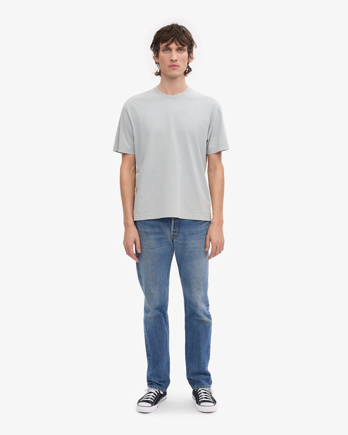 Colorful Standard Oversized Organic Tee - Faded Grey | Colorful Standard T Shirts | JEANSTORE