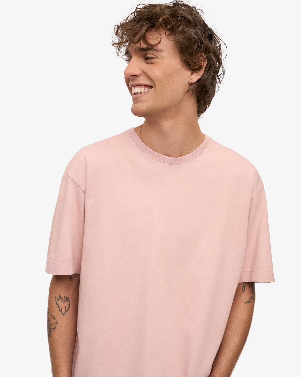 Colorful Standard Oversized Organic Tee - Faded Pink | Colorful Standard T Shirts | JEANSTORE