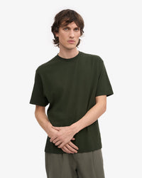 Colorful Standard Oversized Organic Tee - Hunter Green | Colorful Standard T Shirts | JEANSTORE