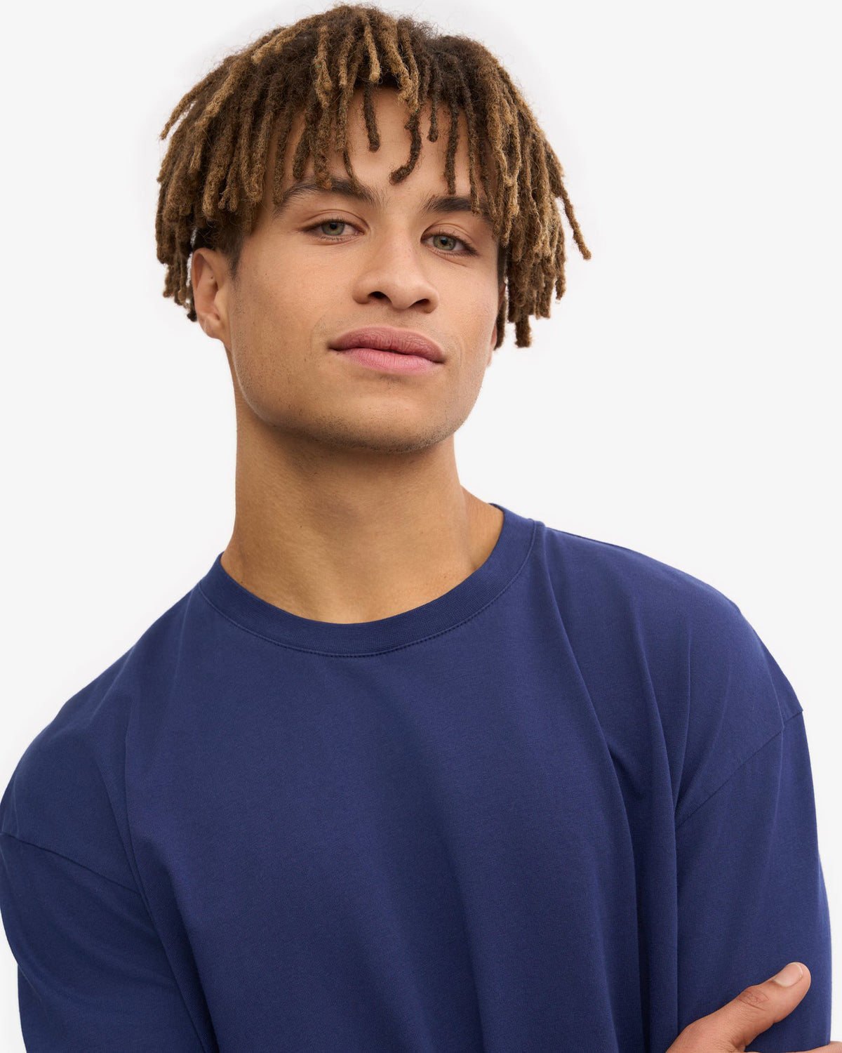 Colorful Standard Oversized Organic Tee - Marine Blue | Colorful Standard T Shirts | JEANSTORE