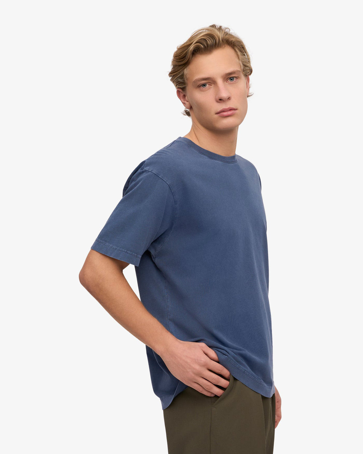 Colorful Standard Oversized Organic Tee - Neptune Blue | Colorful Standard T Shirts | JEANSTORE