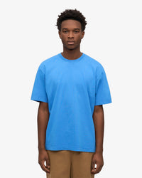 Colorful Standard Oversized Organic Tee - Pacific Blue | Colorful Standard T Shirts | JEANSTORE