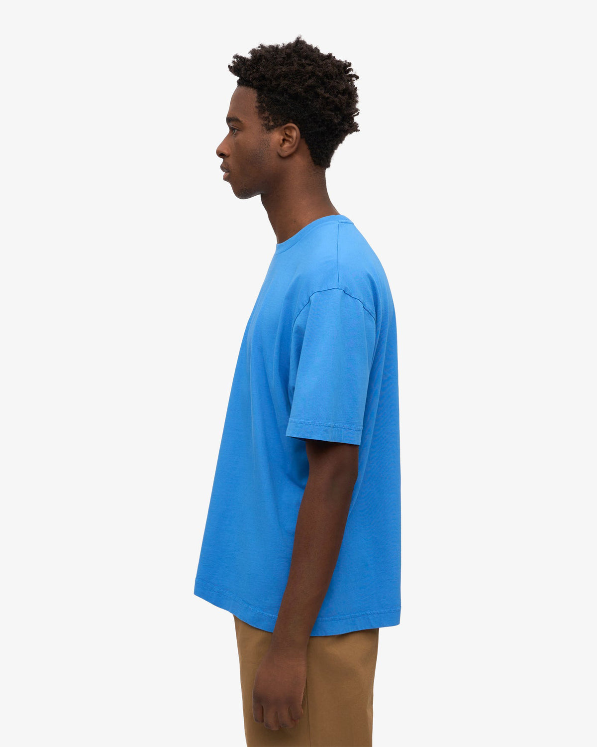 Colorful Standard Oversized Organic Tee - Pacific Blue | Colorful Standard T Shirts | JEANSTORE
