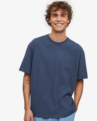 Colorful Standard Oversized Organic Tee - Petrol Blue | Colorful Standard T Shirts | JEANSTORE