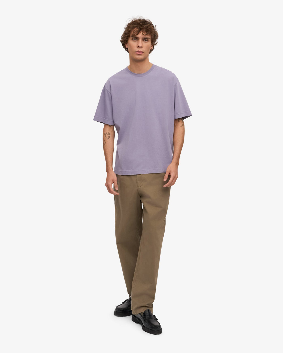 Colorful Standard Oversized Organic Tee - Purple Jade | Colorful Standard T Shirts | JEANSTORE