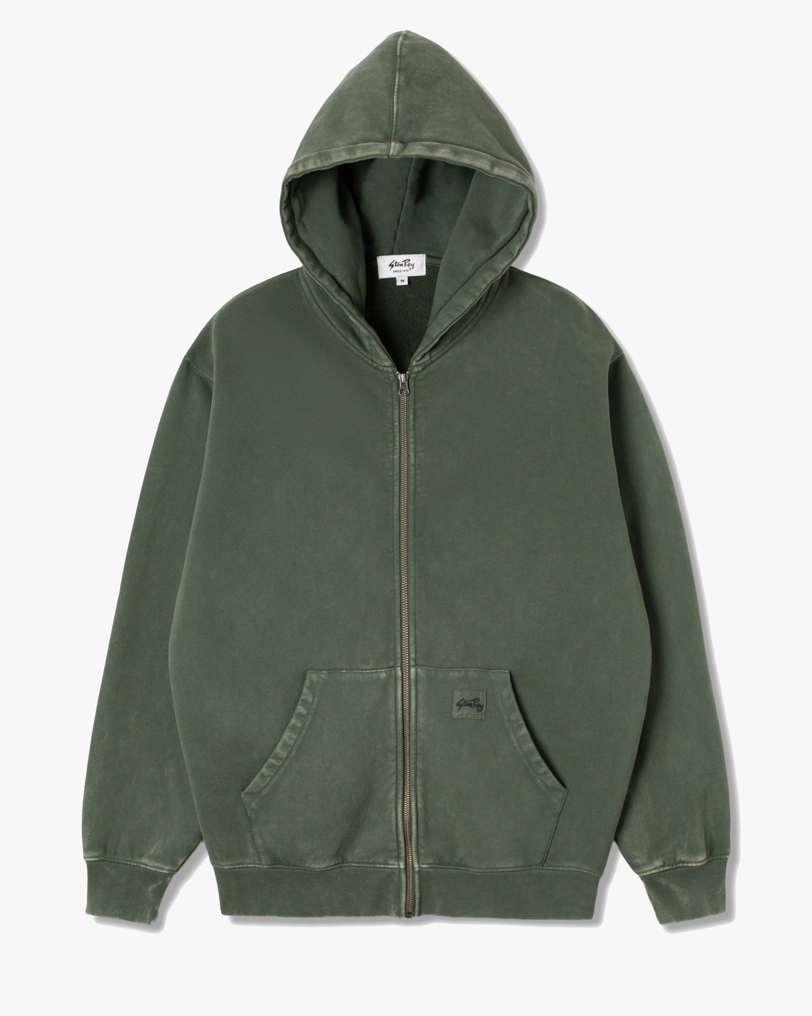 Stan Ray Patch Zip Hoodie - Washed Green – JEANSTORE