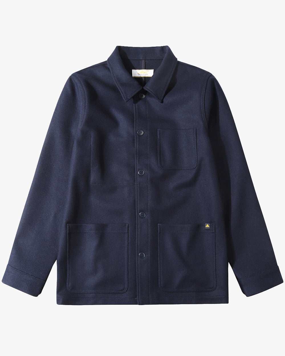 Le Mont St Michel Victorien Wool Work Jacket - Navy