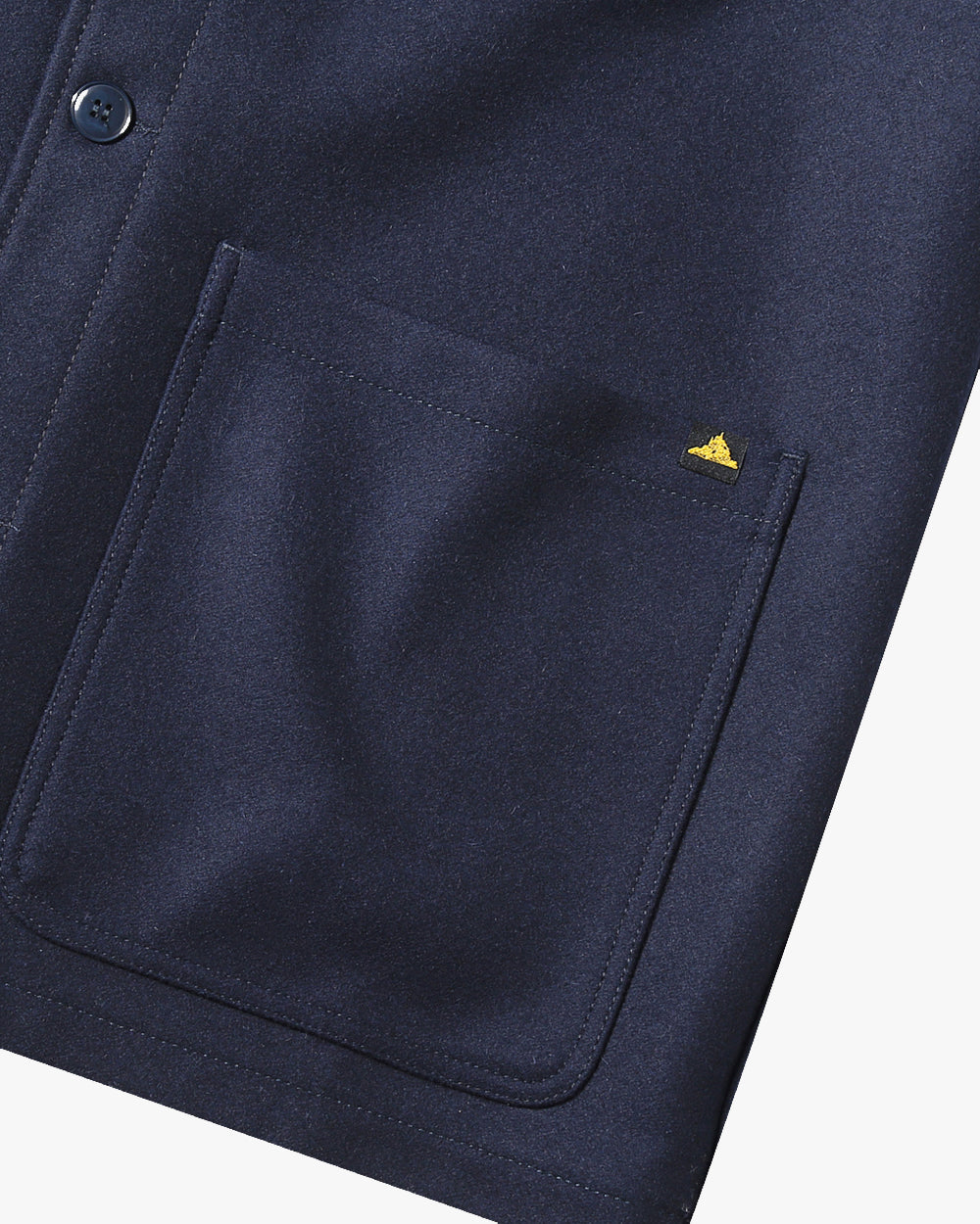 Le Mont St Michel Victorien Wool Work Jacket - Navy
