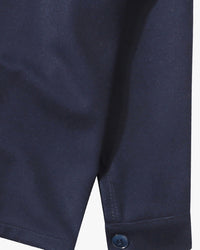Le Mont St Michel Victorien Wool Work Jacket - Navy