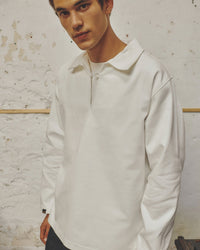 Le Mont St Michel Vilhelm Heavy Twill Vareuse - Off White | Le Mont St Michel Jackets & Coats | JEANSTORE