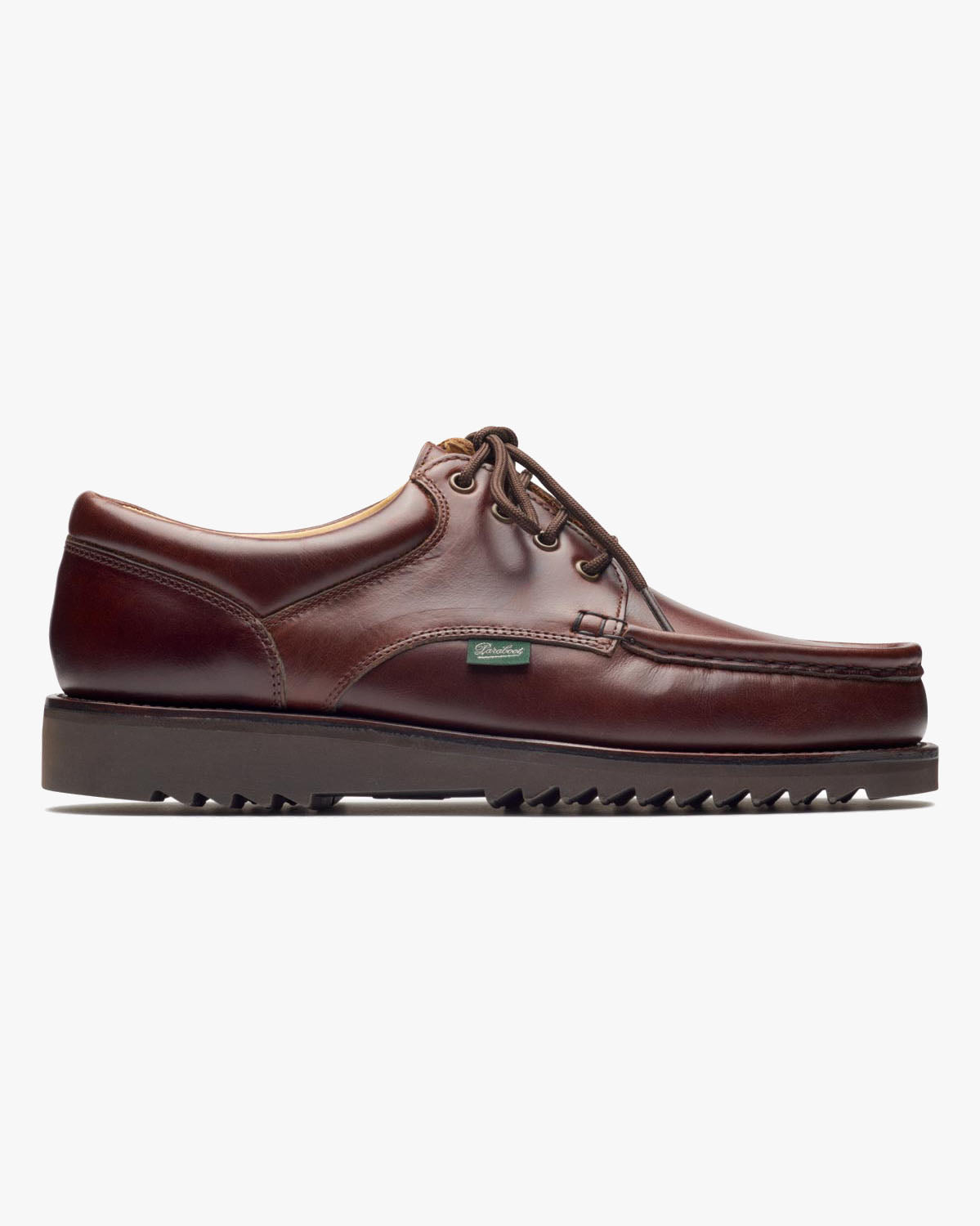Paraboot Thiers Piped Seam Derby Shoe - Lisse America / Sport Marron | Paraboot Shoes | JEANSTORE