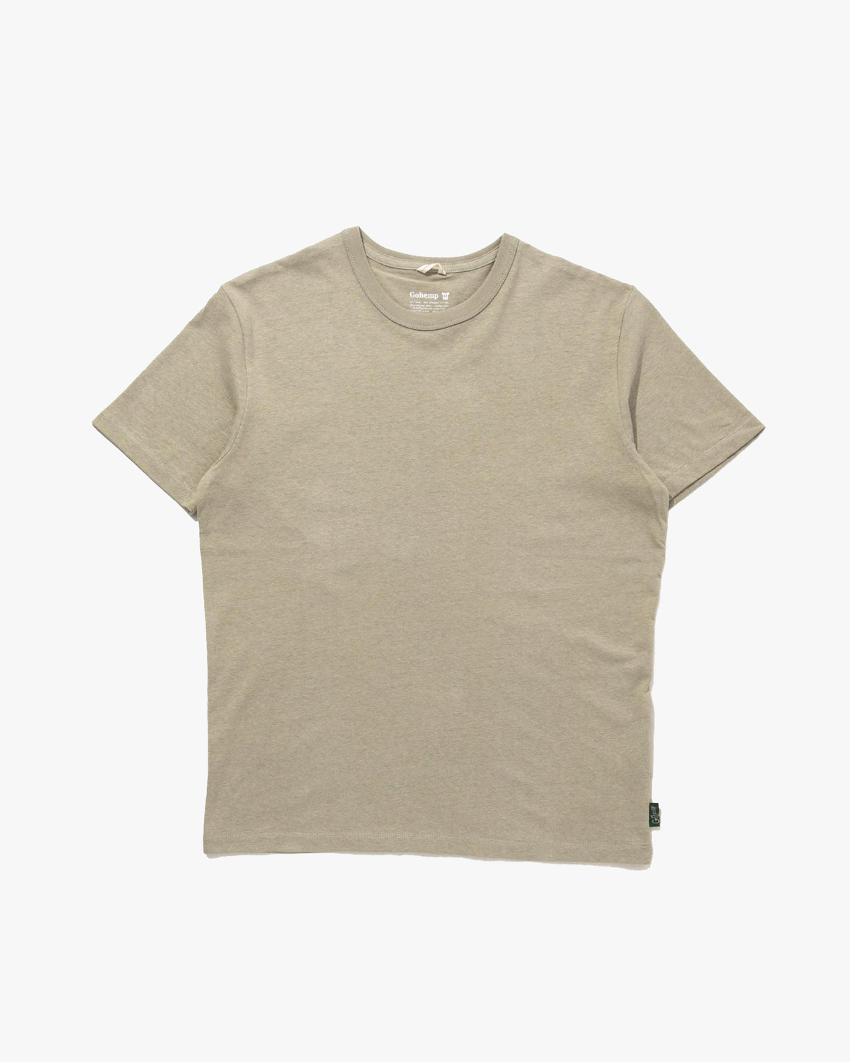 GOHEMP Basic S/S Tee - Sand Stone