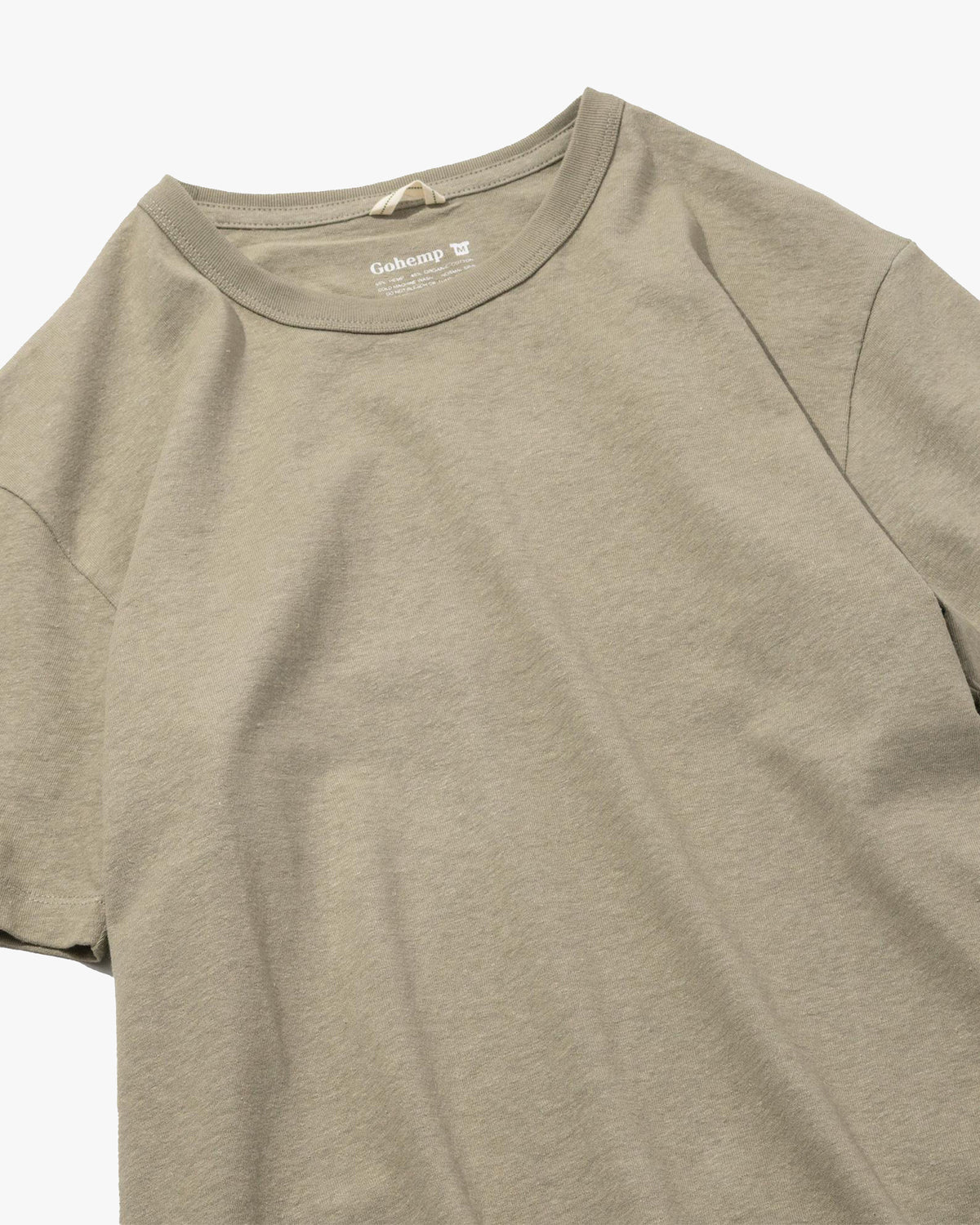 GOHEMP Basic S/S Tee - Sand Stone
