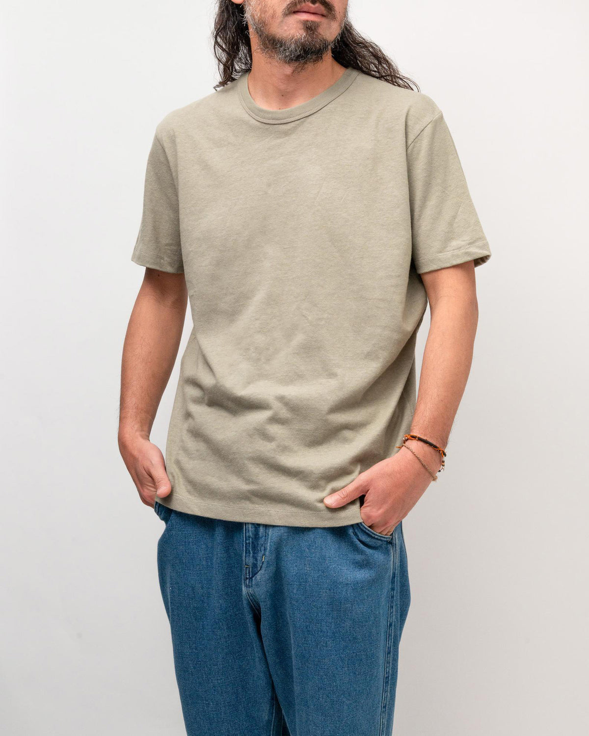 GOHEMP Basic S/S Tee - Sand Stone